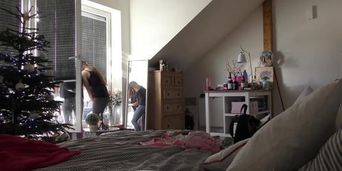Teenager Angel sisters with a Younger Teen Friend Party (Krystal Boyd)