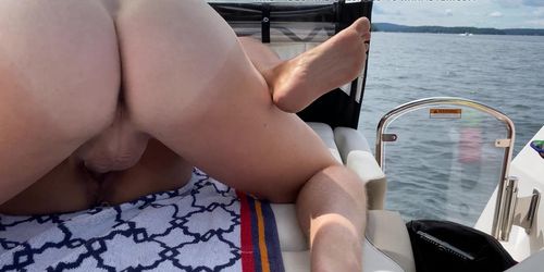 Watching wife getting fucked on our boat