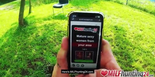 Hot outdoor screw with Harleen van Hynten! milfhunting24.com