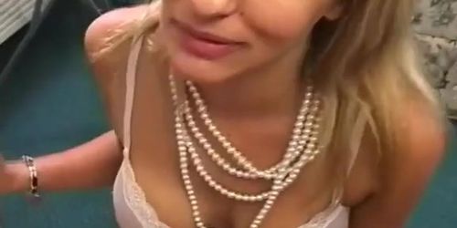 Aphrodisiac maid cums from sausage riding