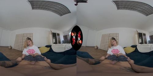 Vrlatina - Super Hot Blonde Latina VR Sex