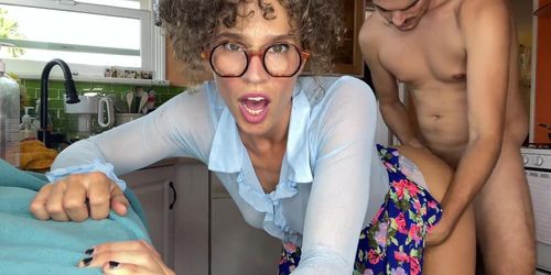 Hard Kitchen Anal With Dirty Talking Teacher