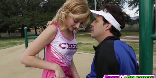 Slutty teen cheerleader bouncing on hard older dick (Jay Crew, Eric John, Alexa Grace, Molly Manson)