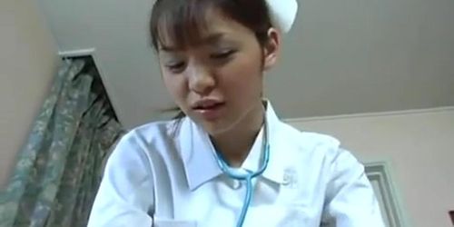 shy nurse pounded by her patient