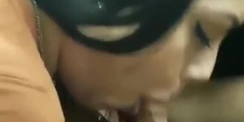 latina sucks a small dick in car (Tiny Dick)