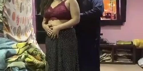 Beautiful Sexy Girl Dancing Naked On Hindi Song In Front Of Males.