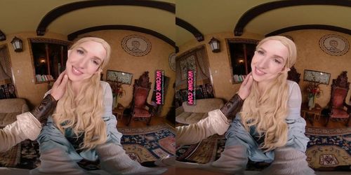 VR Conk Galadriel sex cosplay with hot natural boobs blonde Octavia Red VR Porn