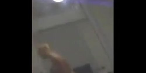 Fucking the slut and cumming on her belly and boobs