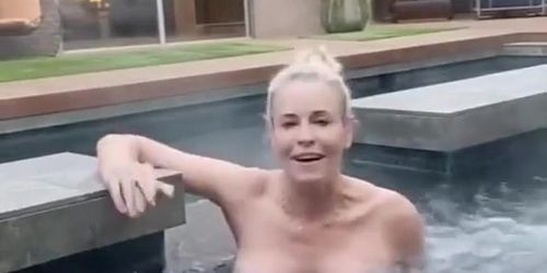 Chelsea Handler In Hot Tub