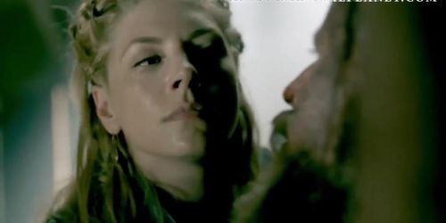 Katheryn Winnick Rides King Harald On ScandalPlanet.Com