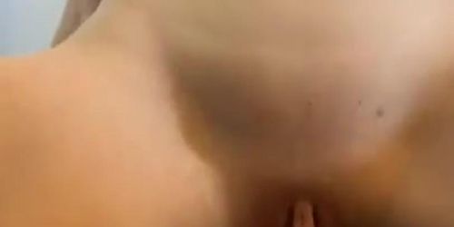 Anal sex with pink dildo