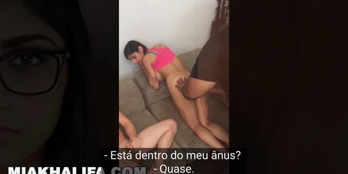 MIA KHALIFA - ï¿½ por isso que vocï¿½ nunca me vï¿½ sendo fodido na bunda, eu nï¿½o posso lidar com isso!