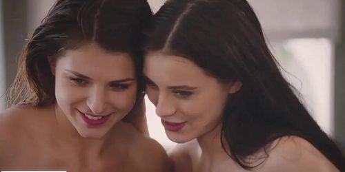 Lana Rhoades And Leah Gotti "Do you guys wanna fuck us together?"