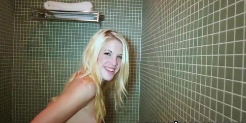 ShesNew 18 yearold blonde Rebecca  POV sucks fucks bfs big dick