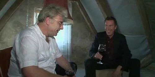 The Master, His Nude Farmhand Slave & Guests