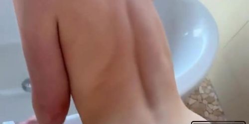 Lustful Fit Stepsister Seduced me and Gave Hard Fuck Herself I Cum twice in her Mouth Sweetie Fox