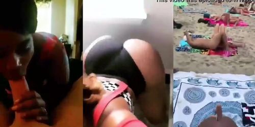 Compilation of black gurls sucking and fucking big white cocks!!