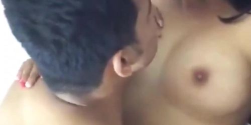 Desi Indian sexy cute couple recording their love (Sexy couple)