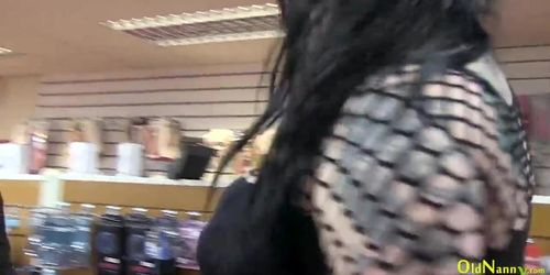 Sex toys and sex, Lacey and Monic in the changing room
