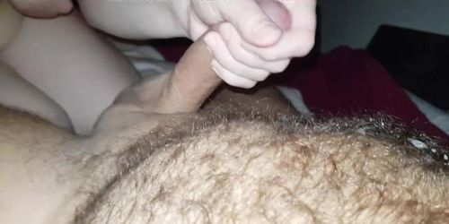 slow cumshot from small dick