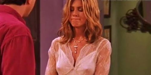 Time is passing but Aniston's nipples are always there&hard