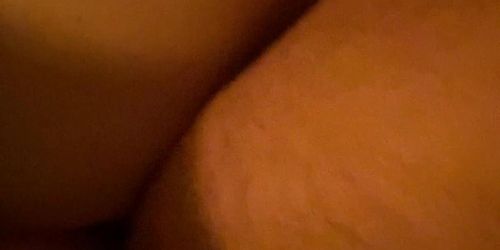 Fucking my BBW PAWG again for an intense pussy creampie