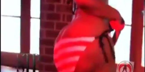 Phat  Fine ghetto  Booty twerking!! Don'T Cum