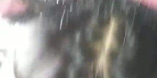 Kitty sucks out boss’s cum