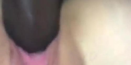 BBC Shoots Cum Into Young White Girl Pink Pussy