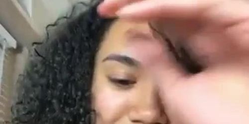 Masturbating while watching the fight