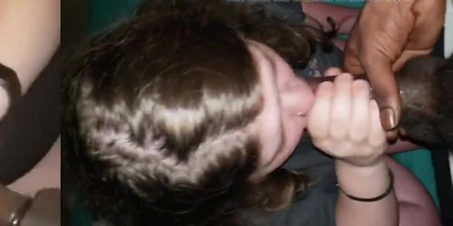 Cutest young BBW Slobbers on BBC (compilation)