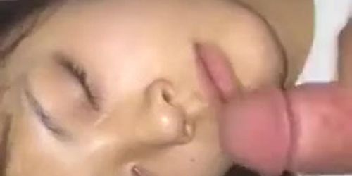 Sleeping sis cumshot