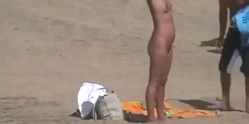 Nudists Spyied At Fuerteventura Island Beach