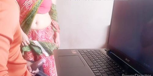 masturbating in front of Indian maid