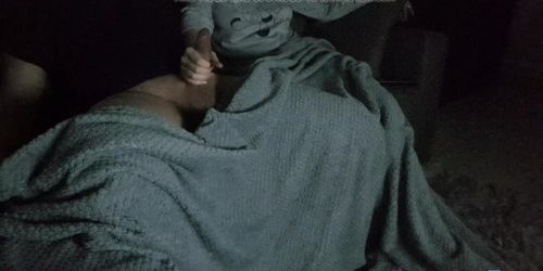 Horror movie night, blanket and cumshot. The best! (Real_CoupleSex )