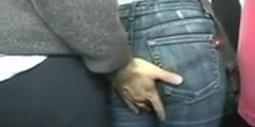 Bf Teasing His Girlfriend On Bus