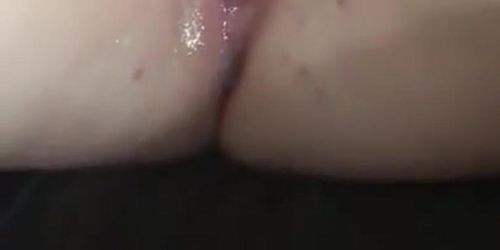 My sis lets me film her masterbate and cum