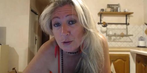 French mature on cam