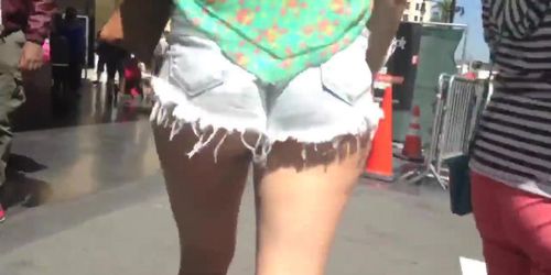 Short Shorts- Exposed ass cheeks