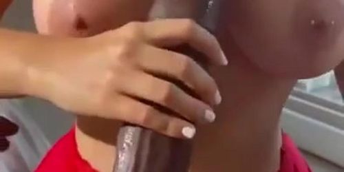 Blowjob for BBC (brunette_bbw )