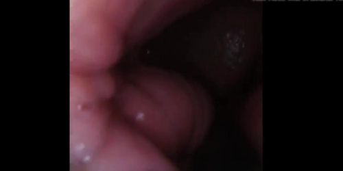 Inside view of Vagina from Cervix, cumming inside pussy