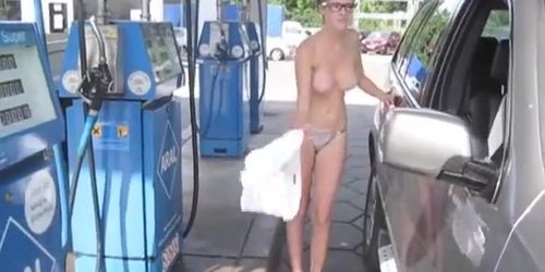 gas pump nude