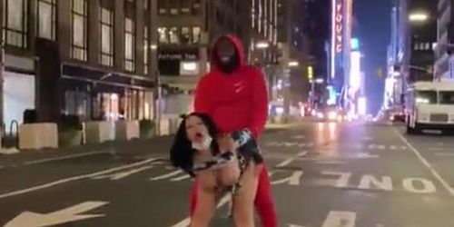 Hot Latina Fucks in Public In NY