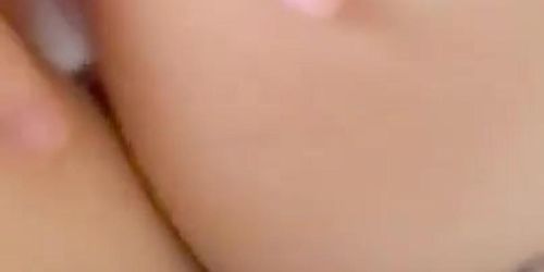 Fingering cum filled pussy