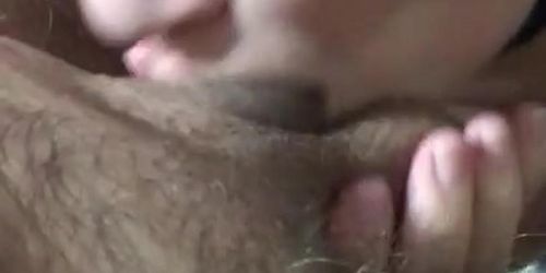 keeps sucking after I cum. Mind blowing.