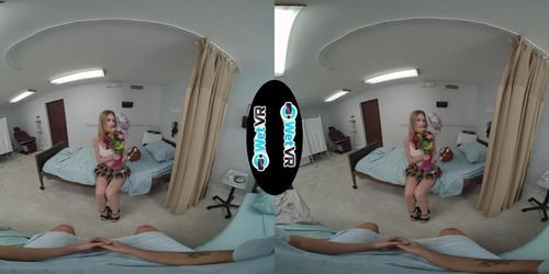 WETVR Sexy Blonde Sneaks Into Room For Creampie Clinic In VR Porn (Anya Olsen)