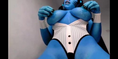 Artistic. Bluegirl. Smurf. Big Tits.