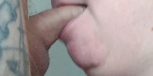 mother-in-law loves it when I fill her mouth with cum 7