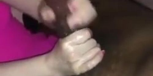 Asian massage big black dick