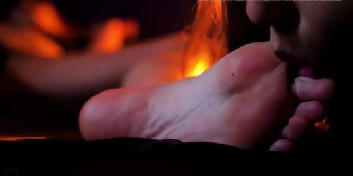Sexy Lesbian Foot Worship